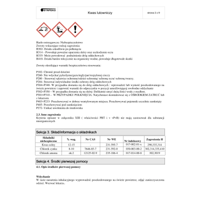 Kwas lutowniczy / solny - 0,25 l